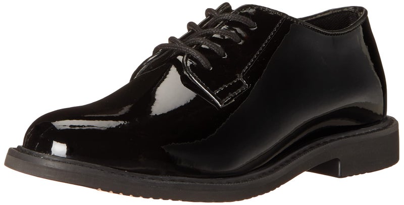 Bates mens Sentry Oxford High Gloss Uniform Dress Shoe, Black Gloss, 8 Wide US - Image 1